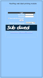Mobile Screenshot of labels.subdued.maximag.it